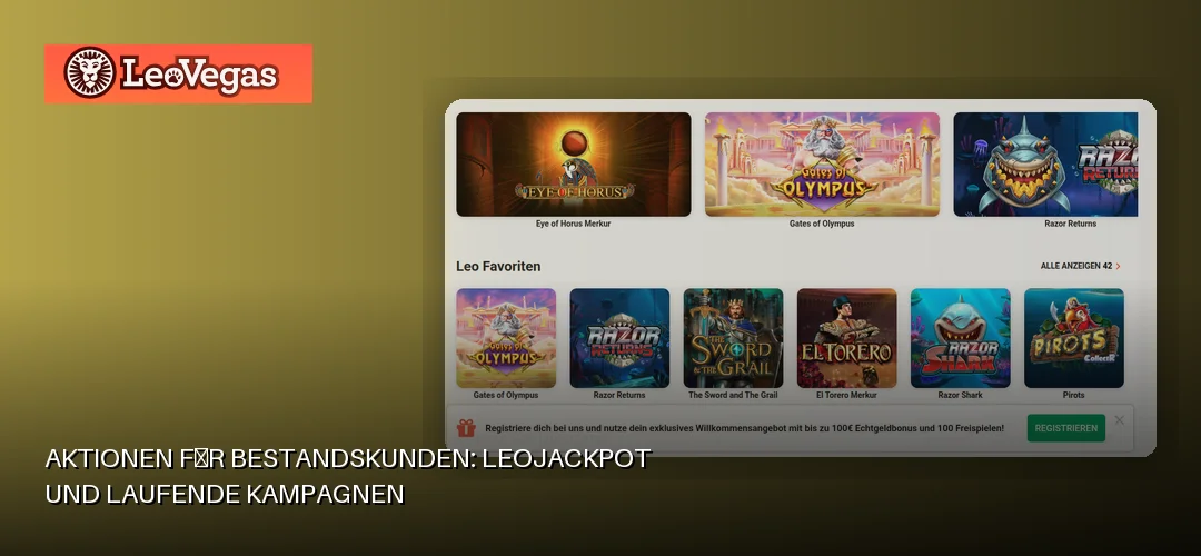 LeoVegas promotional banner